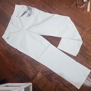 American Living patriotic eagle emblem jeans